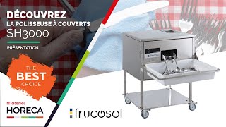 Polisseuse à couverts automatique  Frucosol  SH3000 [upl. by Abihsat]