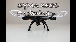 Dron Syma X5SC  Unboxing CZ a představení dronu  RCproficz [upl. by Ennalorac]