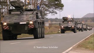 GTK Boxer Konvoi Jägerbataillon 91 auf der Heidestraße [upl. by Bois]