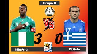 010  Nigéria VS Grécia GRUPO B [upl. by Schriever]