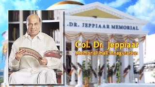 Col Dr Jeppiaar Memorial Hall at Sathyabama [upl. by Geordie]