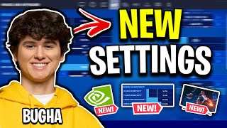 Bugha Reveals NEW Settings For Chapter 4 UPDATED 2023 [upl. by Lagasse36]