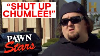 Pawn Stars 4 Times Chumlee Would NOT Stop Talking [upl. by Leopoldeen]