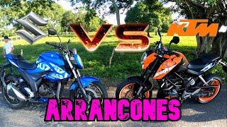 Gixxer 250 Vs Duke 200 super parejas [upl. by Adnana217]