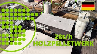 28th Holzpelletierung  Neues Werk in Deutschland [upl. by Herrera]