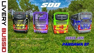 Livery bussid SDD Haryanto  Pandawa  Subur Jaya  Paradep [upl. by Ines97]