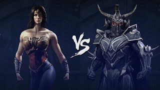 Injustice  Wonder Woman vs Ares [upl. by Yahsram]