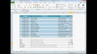 Funciones Estadísticas Básicas en Excel [upl. by Lahtnero]