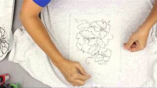 How to Put a Pattern on Fabric [upl. by Yearwood]