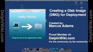 How to create a dmg disk installer file on mac 2016 [upl. by Nnylyma608]