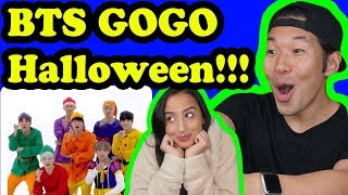 BTS GO GO DANCE PRACTICE Halloween version REACTION [upl. by Alger]