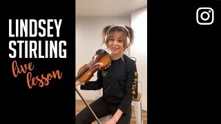 Lindsey Stirling  violin lesson livestream [upl. by Germin898]