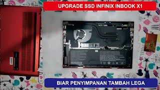 CARA PASANG SSD TAMBAHAN INFINIX INBOOK X1 [upl. by Nelrah]