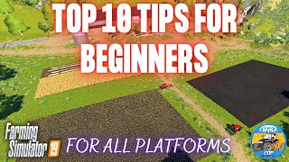 Top 10 Tips for Beginners in Farming Simulator 19 [upl. by Shaylyn]