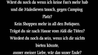 Bushido Wärst du immer noch hier Lyrics [upl. by Rior]