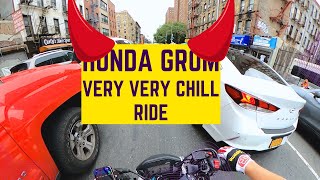 Very Very Chill Ride Honda Grom  Pure Sound [upl. by Etem]