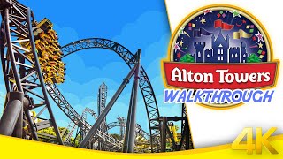 Alton Towers Family Rides  FULL TOUR 4K [upl. by Laidlaw]