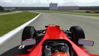 Fiorano Maranello rFactor F1 Onboard Lap RFT [upl. by Ycniuq]