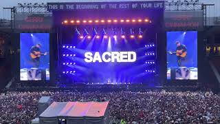 Gerry Cinnamon  Sacred live at Hampden park Glasgow 17072022 [upl. by Aihgn]