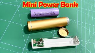 How to Make Emergency Mini Power Bank at Home  DIY Power Bank Case [upl. by Attenwad336]