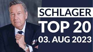 Schlager Charts Top 20  03 August 2023 [upl. by Peppel]