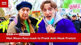 I Wore A Mask To An Anti Mask Protest [upl. by Bambie]