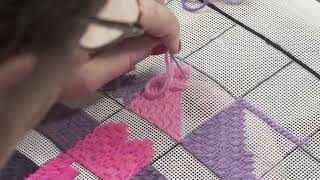 Milanese Stitch  Chloe Savage Embroidery Tutorials [upl. by Roede]