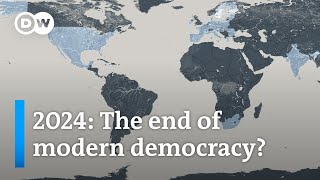 The biggest electoral year in history Will democracy survive 2024  DW News [upl. by Yesnik]