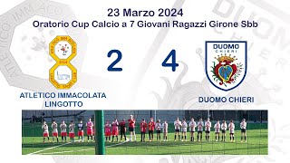 24 Marzo 2024 Immacolata Lingotto vs Duomo Chieri  2  4 [upl. by Eibrab755]