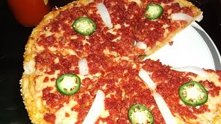 Como hacer Pizza mexicana casera FACIL [upl. by Lletnwahs81]