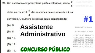 Assistente Administrativo Questões de Concurso Público [upl. by Yelsha]