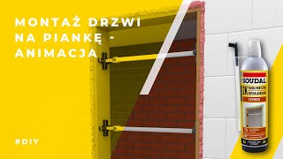 Jak zamontować drzwi na piankę montażową dwuskładnikową [upl. by Tiffi]