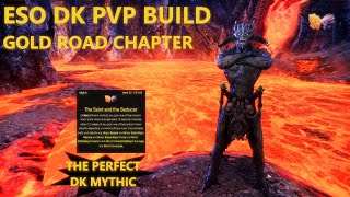 🔥ESO DRAGONKNIGHT PVP BUILD🔥 Gold Road Chapter l 1vX 2vX 3vX l New Mythic  High Crits  OP [upl. by Frere]