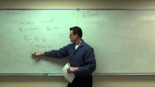 Calculus 1 Lecture 26 Discussion of the Chain Rule for Derivatives of Functions [upl. by Titania136]