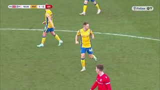 Davis KeillorDunn scores the first goal against Grimsby [upl. by Puttergill]