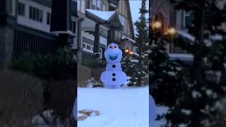 I CAUGHT OLAFEXE From FROZEN 2 ON CAMERA  OLAF IN REAL LIFE shorts [upl. by Eidak870]