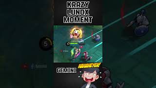 Crazy Lunox Exe  Gemini shorts mlbb mobilelegends [upl. by Dreddy]