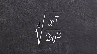 Rationalize the denominator of fourth root of a rational monomial [upl. by Jollenta282]