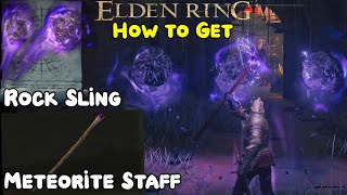 Elden Ring  Meteorite Staff  Rock Sling Location Guide [upl. by Manley]