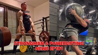 Hafthor Bjornsson  Mitchell Hooper  Krzysztof Wierzbicki  Strongman amp Powerlifting News ep101 [upl. by Atteuqehs]