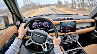 2023 Land Rover Defender 130 First Edition  POV Review [upl. by Leiad]