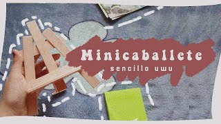 DIY MINICABALLETE para que tu escritorio se vea Corean0 ahre  minicaballete multifuncional✨ [upl. by Aluor]