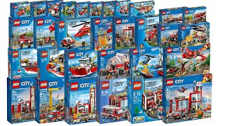 All LEGO City Fire Sets 20102021 CompilationCollection Speed Build [upl. by Shetrit]