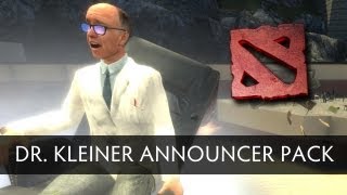 Dota 2 Store  Dr Kleiner Announcer Pack [upl. by Margot]