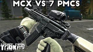 Sig MCX VS 7 PMCs  Escape From Tarkov [upl. by Solokin]