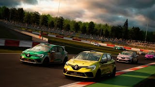 Daily Races in Assetto Corsa  CLIO CUP  Div 1 [upl. by Aleydis]