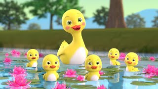 Number Song  Five Little Duckies  More Baby Songs  Beep Beep Nursery Rhymes [upl. by Senecal]