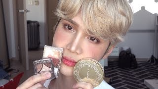 Trying the makeup I got in Japan ◕◡◕✿ kawaii  Edward Avila [upl. by Ailaza]