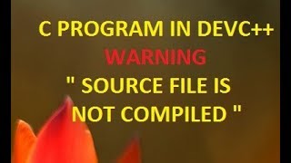 How to solve devcpp source file compiling error [upl. by Aiciled515]