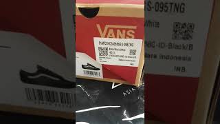 Unboxing Vans style 36 decon sf black from zalora indonesia Original [upl. by Yesor]